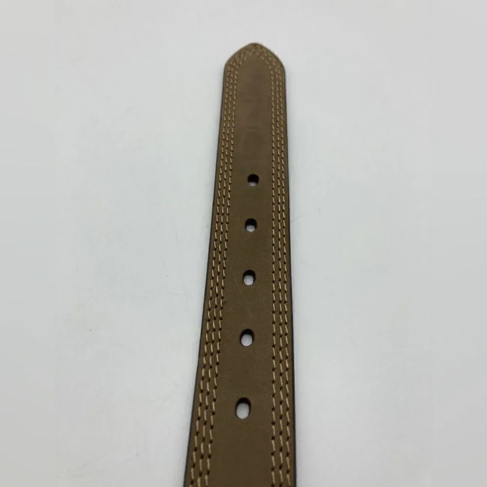 Carhartt Detroit WB 5507 Men’s Leather Belt SZ 38 Length 46”/44” Tan/Brown Color